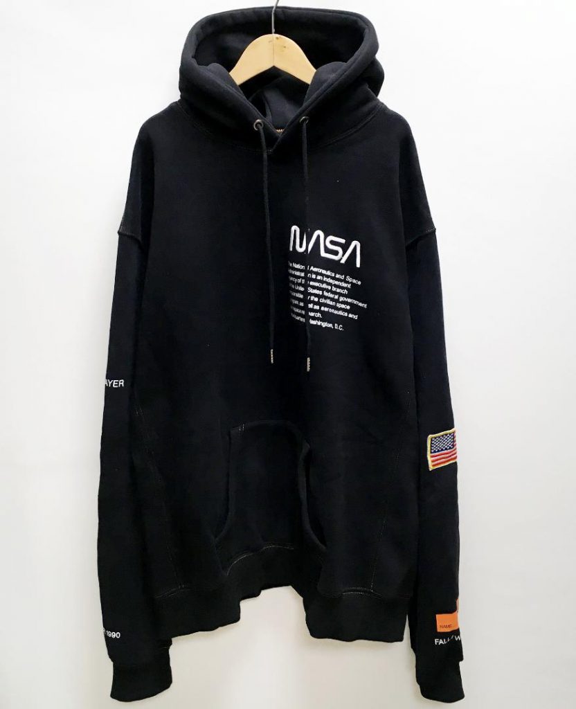 18AW HERON PRESTON NASA フーディ― - ブランド古着リバース